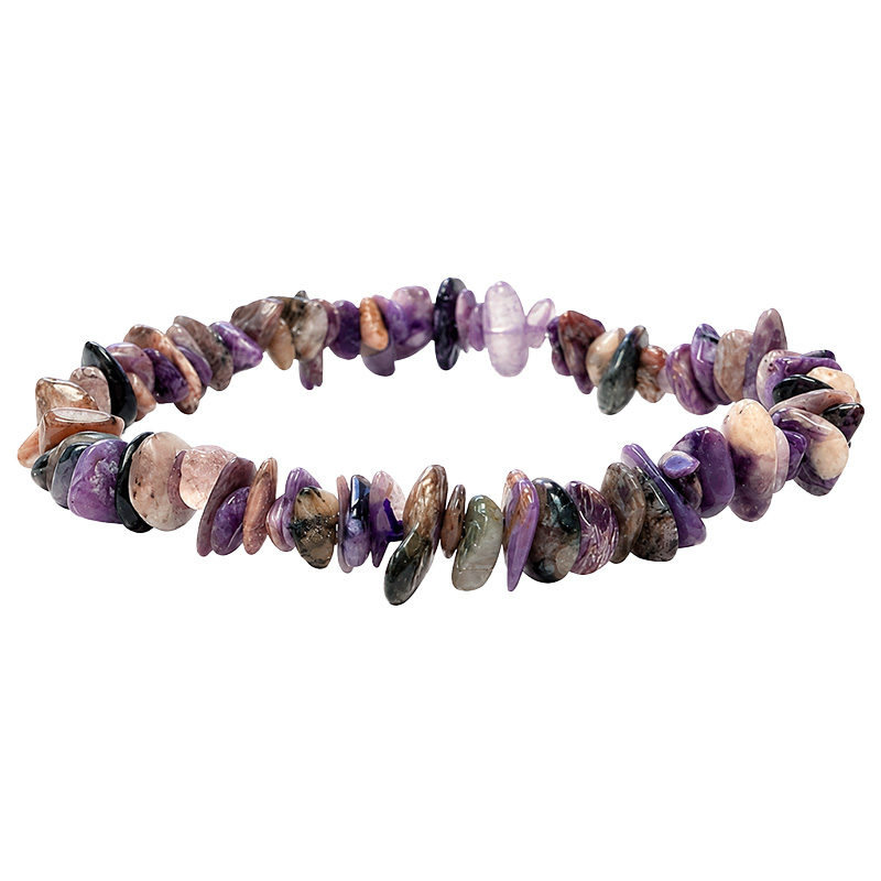 Bracelet baroque en Charoïte – Lot de 5 pièces