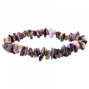 Bracelet baroque en Charoïte – Lot de 5 pièces
