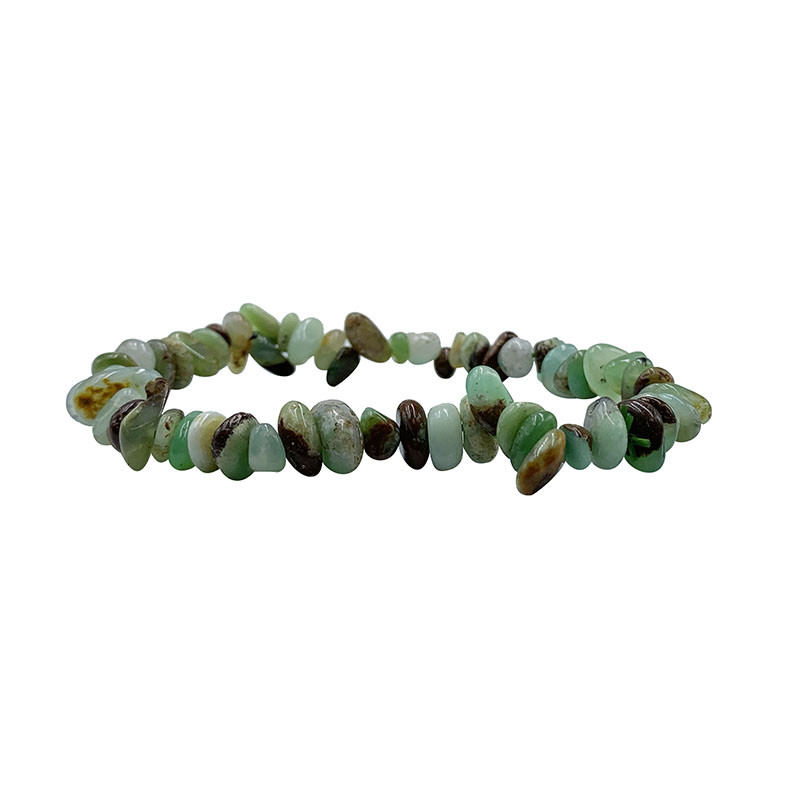 Bracelet baroque Chrysoprase 10 pcs