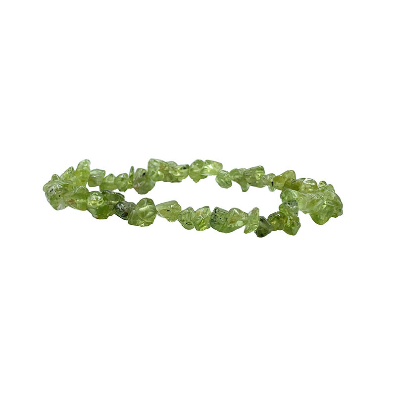 Bracelet baroque Péridot 10 pcs