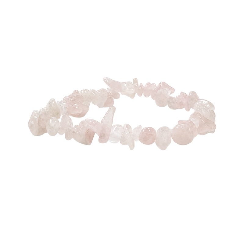 Bracelet baroque en Quartz rose – Lot de 10 pièces
