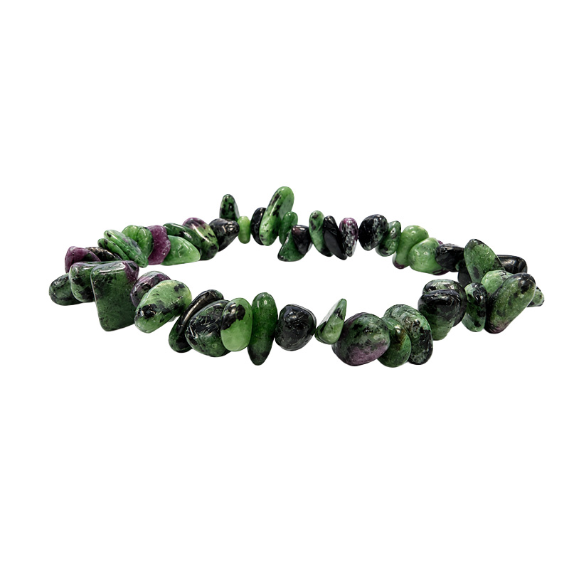 Bracelet baroque en Rubis Zoïsite – Lot de 10 pièces