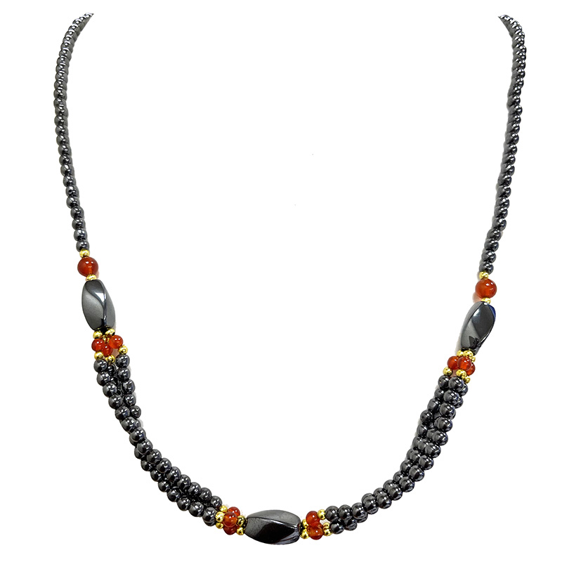 Collier 3 rangs - 60 cm - 3 pièces