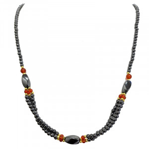 Collier 3 rangs - 60 cm - 3 pièces