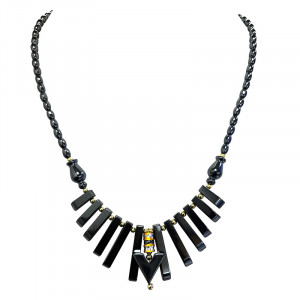 Collier Hématite - 46 cm - 10 pièces