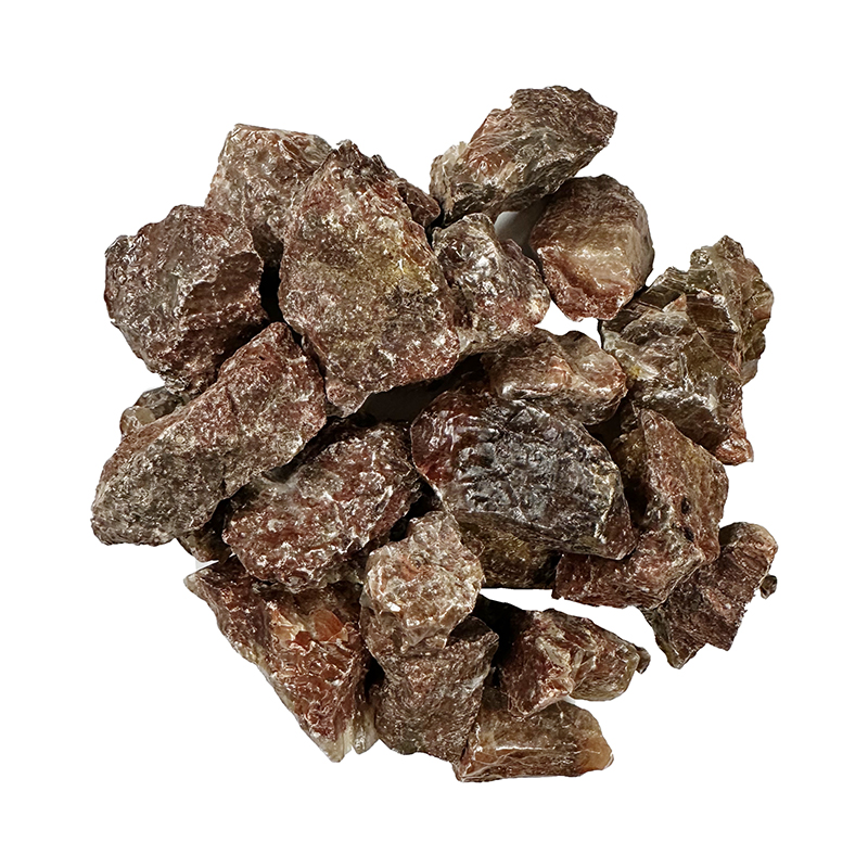 Calcite rouge brun brute en provenance du Mexique - Le kg - 3 à 5 cm