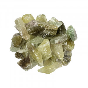Calcite verte brute en provenance du Mexique - Le kg