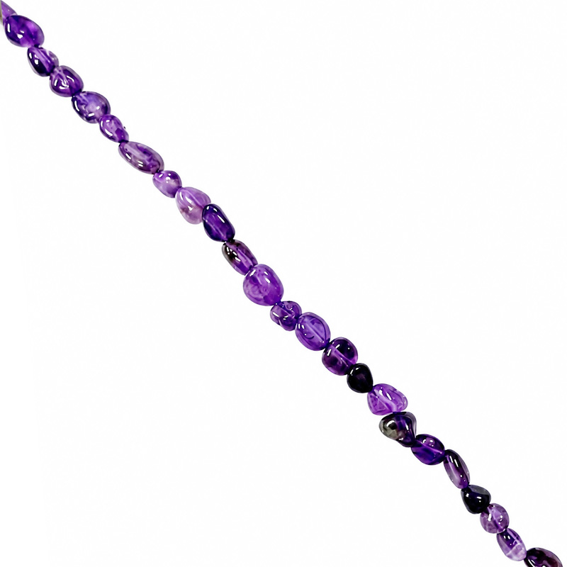 Collier améthyste grains