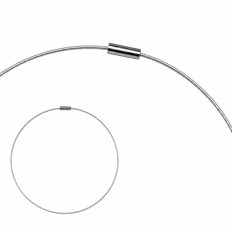 Tour de cou cable gaine 25 pces