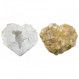 Géode Quartz forme cœur – Maroc - La pièce