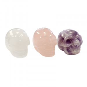 Petits cranes différentes matières - 2,5 cm - La pièce