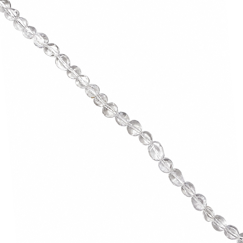 Collier cristal de roche grains