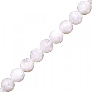 Collier Pierre de Lune 3mm 44cm argent 0.925