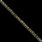 Collier - Pyrite facettée - 2 mm - Argent 0.925