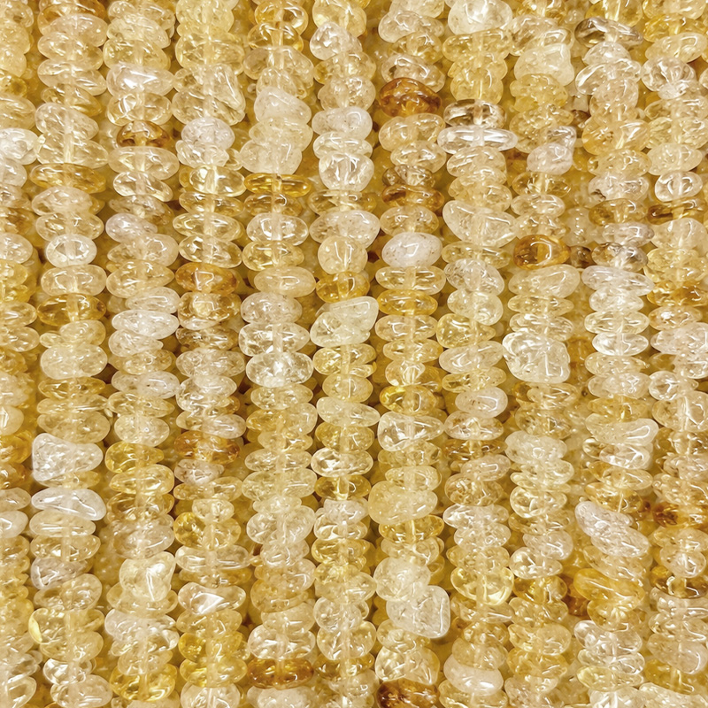 Collier Améthyste chauffée (Citrine) baroque extra - 42 cm - Lot de 10 pièces