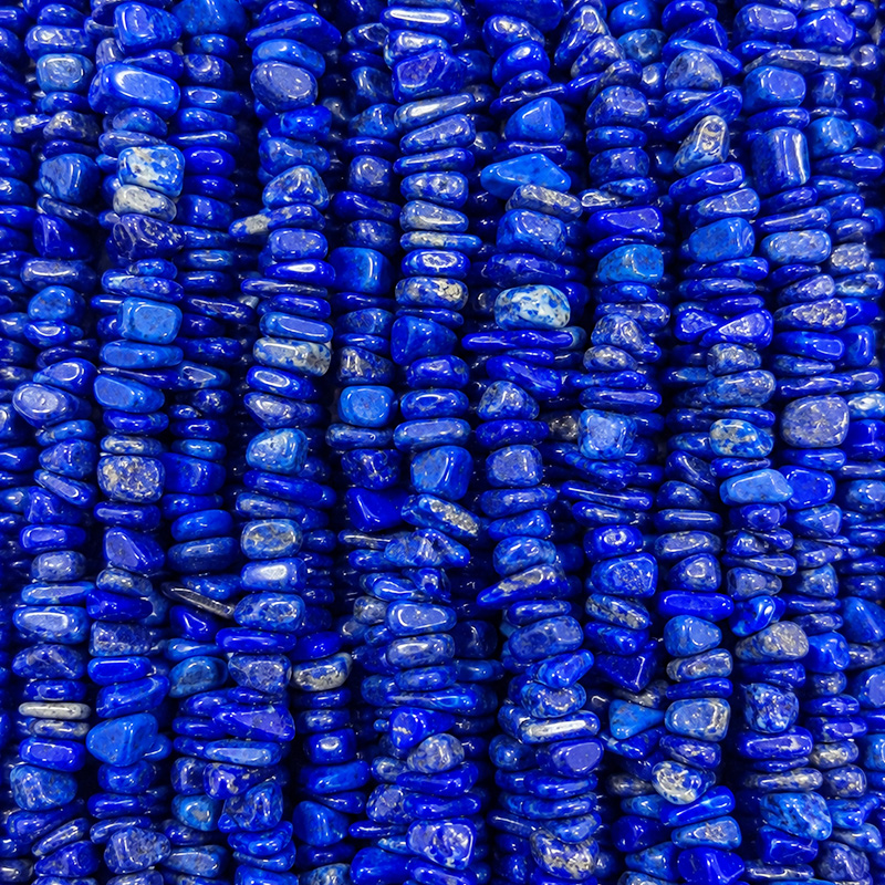 Collier Lapis-Lazuli extra baroque - 42 cm - Lot de 10 pièces
