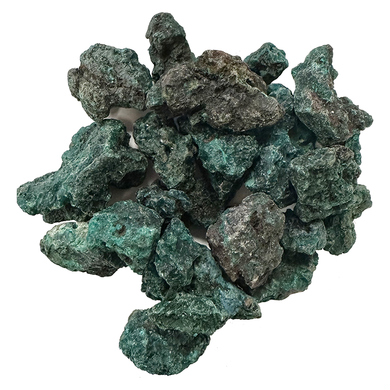 Dioptase brute - le sachet de 250 grs