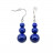 Boucles d'oreilles en Argent 925 – Différentes matières – Lot de 3 paires