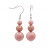 Boucles d'oreilles en Argent 925 – Différentes matières – Lot de 3 paires