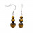 Boucles d'oreilles en Argent 925 – Différentes matières – Lot de 3 paires