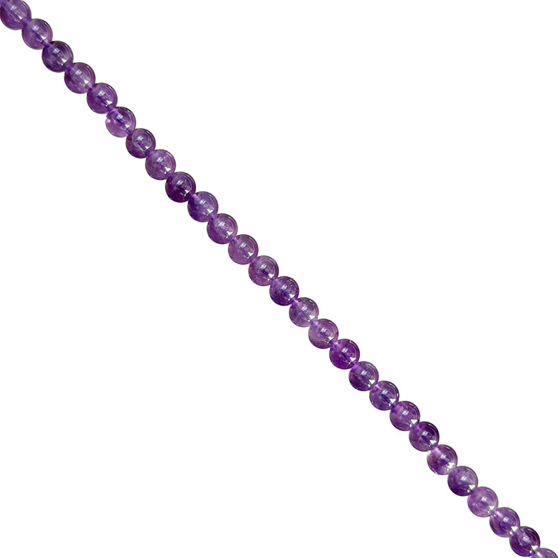 FIL 6 ou 8 MM – 38 CM – Améthyste - La pièce