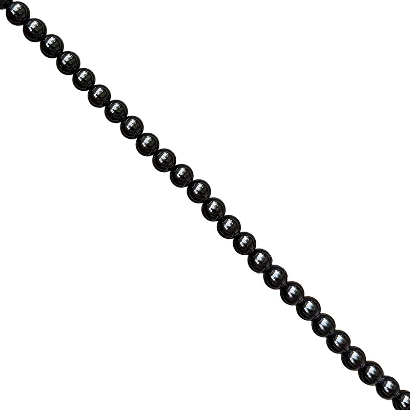 FIL 6 ou 8 MM - 38 CM - Onyx Noir