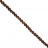 FIL 6 ou 8 MM - 39 CM - Bois de Santal Doré