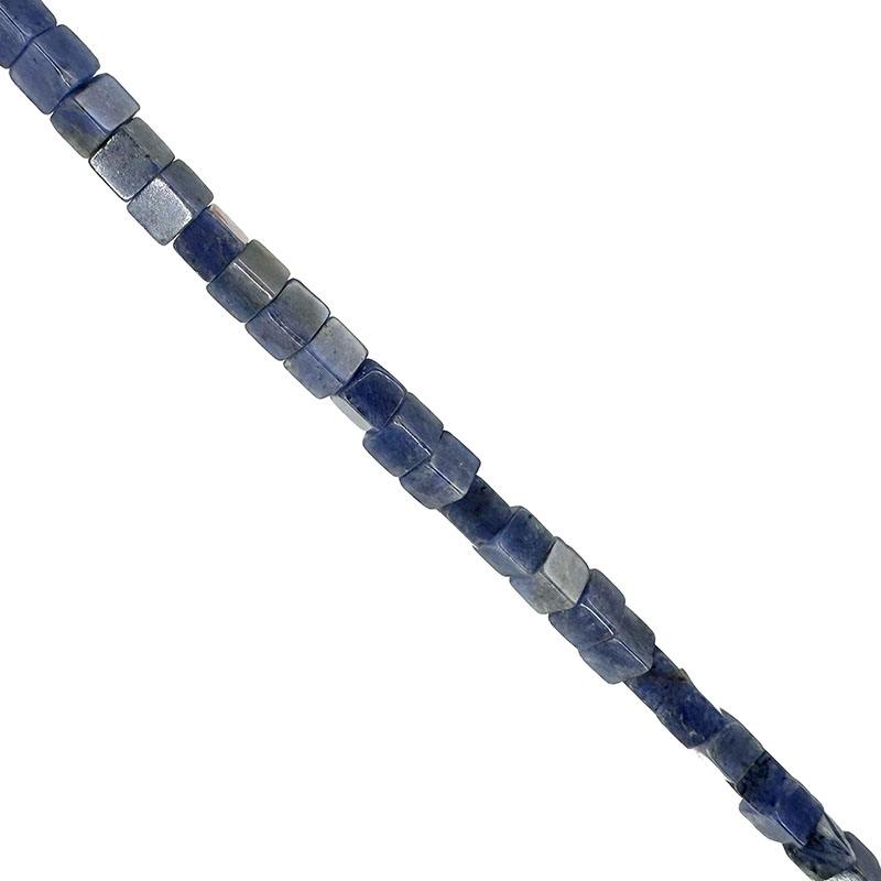 Fil carré Sodalite 4 mm - La pièce