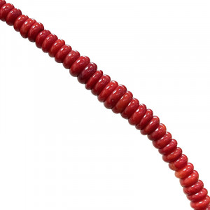 Fils - Bambou de mer teinté rouge - 3 pièces