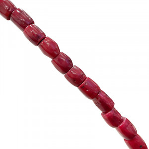 Fil Bambou de mer teinté rouge - la pièce