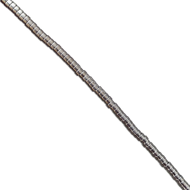 Fil Hématite Galvanisée Argentée 40 cm – Perles Rondelles Plates 4 ou 6 mm