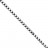 Fil  Hématite Galvanisée Perle Octogone – 40 cm – Argentée ou Dorée