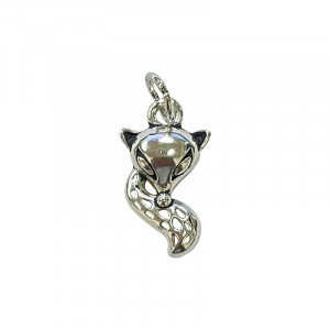 Renard avec anneau - argent 925 - 5 pièces