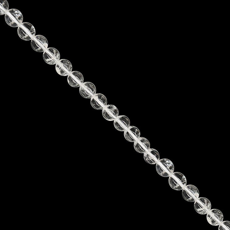FIL 6 ou 8 MM - 38 CM - Cristal de Roche