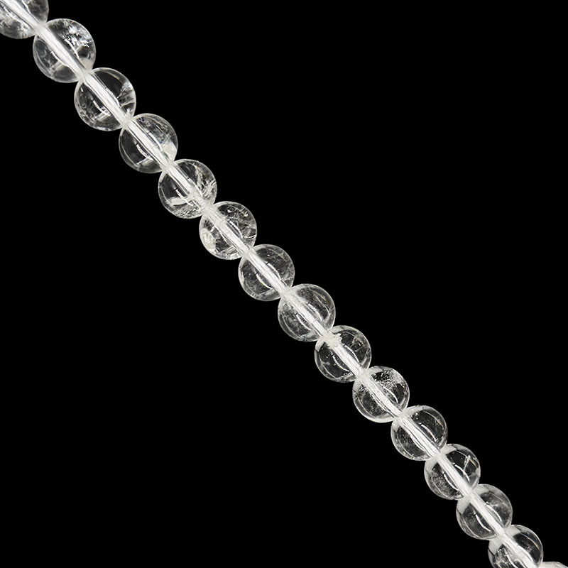 FIL 6 ou 8 MM - 38 CM - Cristal de Roche