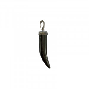Pendentifs Corne en Hématite – 35 mm - 10 pièces