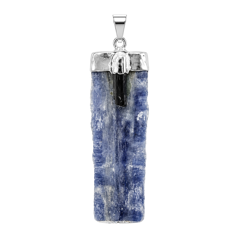 Pendentif  cyanite et pierre