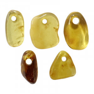 Pendentif Pierre Roulée en Ambre de la baltique