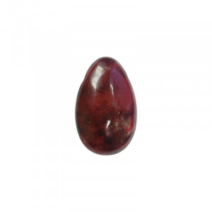 Pendentif goutte percée - Thulite - La pièce