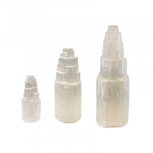 Gratte-ciel selenite lot de 5 pièces