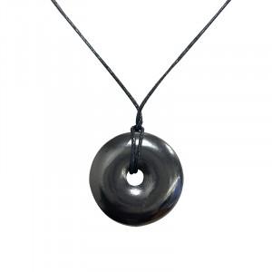 Pendentif Shungite Donut - 30 mm - la pièce