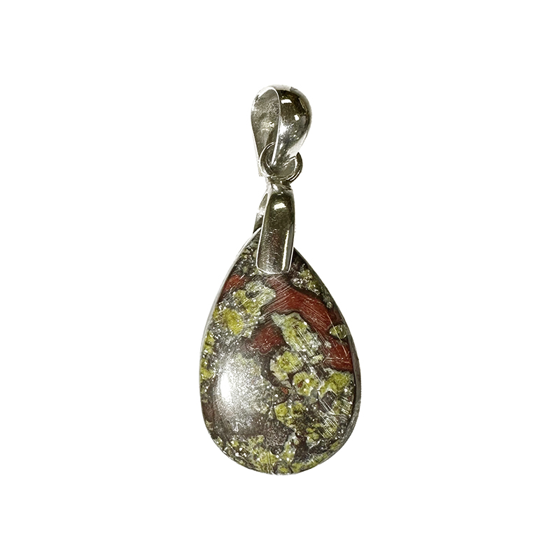 Pendentif - Dragon stone et argent 0.925 rhodié - La pièce