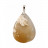 Pendentif Agate Fleur - argent 925 - La pièce