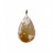 Pendentif Agate Fleur - argent 925 - La pièce