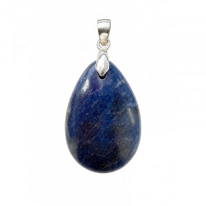 Pendentif Goutte Sodalite et Bélière en Argent 925 - La pièce