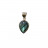 Pendentif Labradorite sur argent 0.925 rhodié