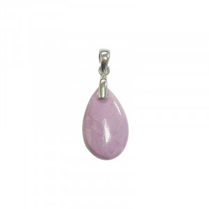 Pendentif Phosphosidérite - goutte - Argent 0.925 rhodié