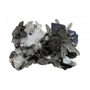 Association d'Hubnérite et Quartz - Pérou - Pièce unique - HUB280