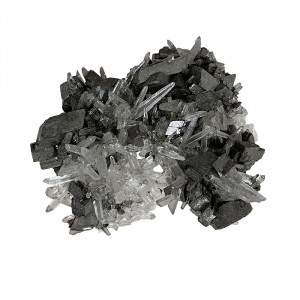 Association d'Hubnérite et Quartz - Pérou - Pièce unique - HUB900