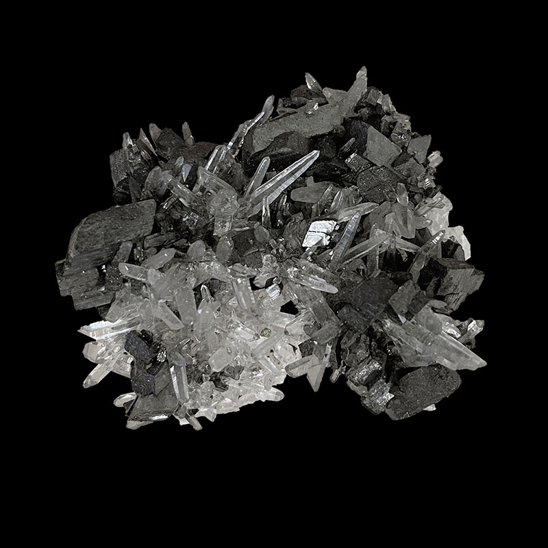 Association d'Hubnérite et Quartz - Pérou - Pièce unique - HUB900